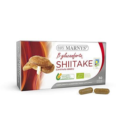 Marnys Shiitake Bio, Mantener Bienestar Corporal En Situaciones Exigentes, 30 Cápsulas Vegetales