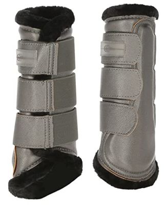 Kerbl 3223890 H/W 2021 Guêtres souples Gris métallisé Taille XFull
