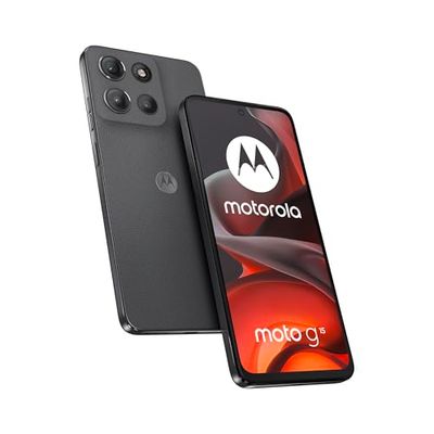 Motorola moto g15 (8/256GB, Doppia fotocamera 50+5MP + sensore antisfarfallio, Display 6.72" FHD+ 60Hz, batteria 5200mAh, MediaTek Helio G81, Android 15), Gravity Grey