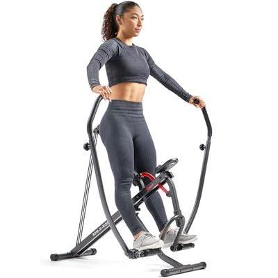 Sunny Health & Fitness Entrenador Smart Compacto de Remo de Movimiento Completo y Asistencia para Sentadillas con la Aplicación SunnyFit Conectada - SF-A022070