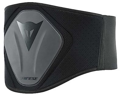 Dainese - Lumbar Belt High, Unisex Motorbike Lumbar Belt, Adult Lower Back Support, Semi-Rigid High Structure, Adjustable Lumbar Belt, Comfortable, Black