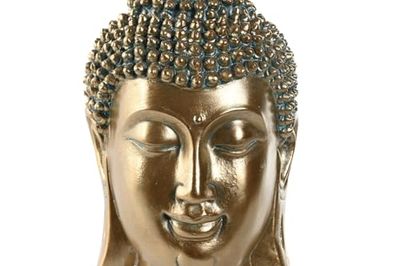 FIGURA RESINA 16X15,5X28 BUDA ENVEJECIDO DORADO_AlexandreHouse