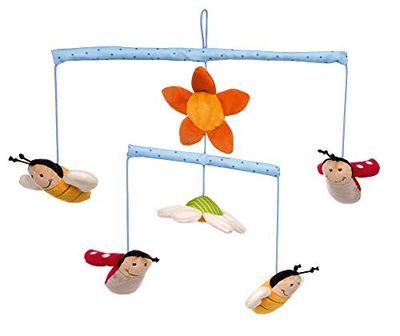 SIGIKID 42536 Mobiele bijen, hangons voor meisjes en jongens, babyspeelgoed, aanbevolen vanaf de geboorte, meerkleurig