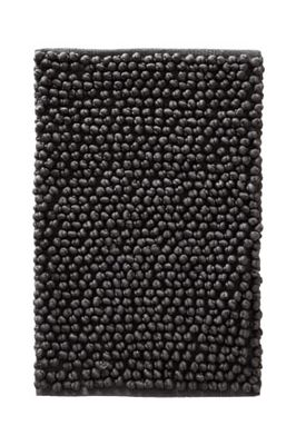 JOTEX Hills badmat, popcorn badmat, katoen en polyester mix - grijs, 80 x 120 cm