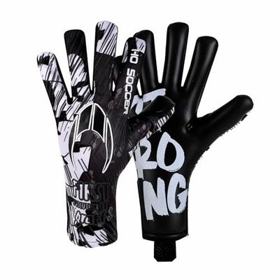 HO Soccer First Evolution III NG Graffiti Black keepershandschoenen, uniseks, kinderen, zwart/wit, 3