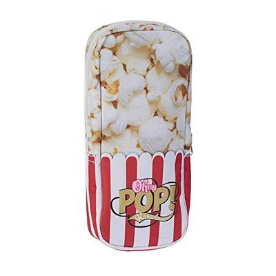 Oh My Pop! Crunchy-College Pencil Case, White, 23 x 10 cm