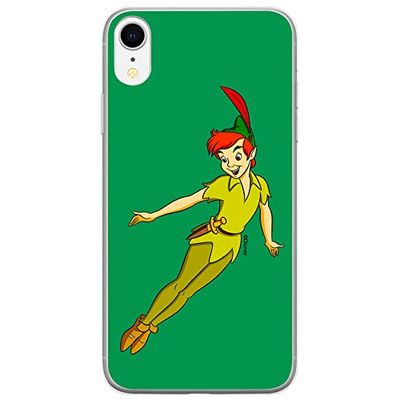 ERT GROUP mobiltelefonfodral för Iphone XR originalt och officiellt licensierat Disney mönster Peter Pan 001 optimalt anpassad till formen på mobiltelefonen, fodral tillverkad av TPU-plast