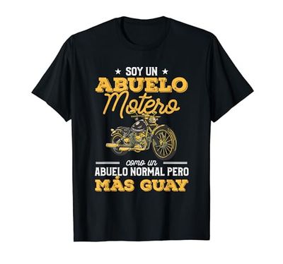Soy Un Abuelo Motero Motociclismo Divertido Camiseta
