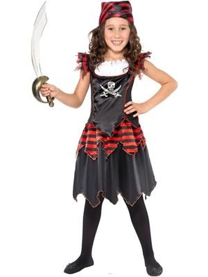 Déguisement de Pirate Fille (Taille 4 à 6 ans)