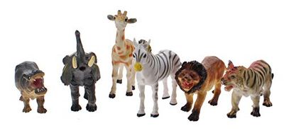 Wilde dieren in doos, 6 delig