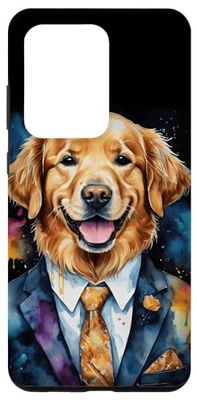 Carcasa para Galaxy S20 Ultra Golden Retriever Traje Perro Animal Diseño Estampada