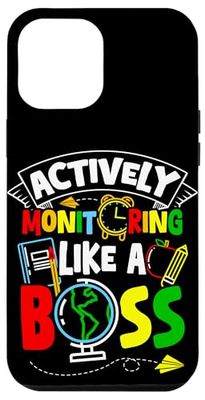 Actively Monitoring LIKE A Boss Actively Monitoring Boss Case for iPhone 12 Pro Max