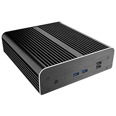 Akasa Newton S7D | Designed for Intel 7th Gen NUC (Dawson Canyon) | PC Aluminium Case | Fanless CPU Cooling | Supports 2.5" SSD HDD and VESA mounting | A-NUC38-M1B