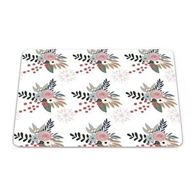 Questo Casa, Tapis de Souris rectangulaire avec Impression numérique - Antidérapant - pour Bureau et Maison - 22 x 18 cm