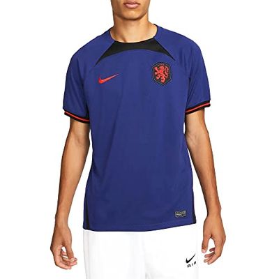 Nike Nk DF Stad T-Shirt, Blu Scuro, Arancione, Nero, XL Uomo