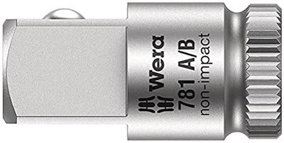 Wera 781 A/B 1/4" Connection Part, 1/4" - 3/8" x 25.2 mm