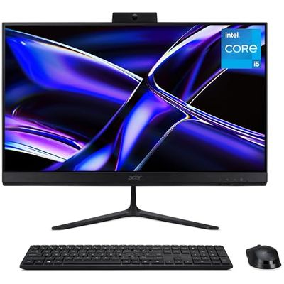 Acer Aspire C24-B All-in-One Desktop PC - Intel Core i5-13420H, 16GB, 1TB SSD, Integrated Graphics, 23.8' Full HD, Windows 11, Black