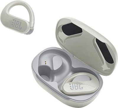 JBL Endurance Peak 3, Écouteurs de Sport sans Fil, Résistants à l'Eau avec Indice de Protection IP68, Jusqu'à 50 Heures d'Autonomie, en Blanc