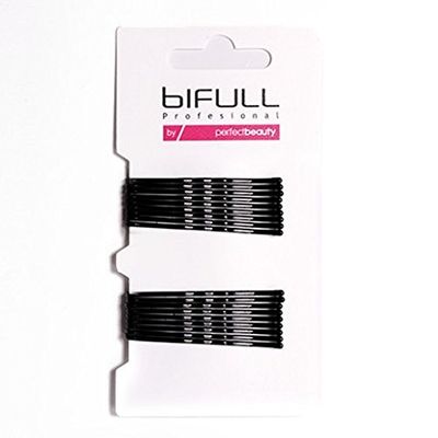 BIFULL Clip Ondulado Negro 51 mm 18 UDS, Estandar