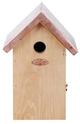 Esschert NK05 26 x 17 x 14 cm Design en Bois avec Toit en cuivre – Marron