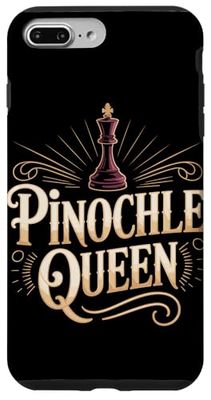 Pinochle Queen Fun Casual Card Game Case for iPhone 7 Plus/8 Plus
