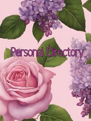 Personal Directory Notebook: Contact Information and Important Details