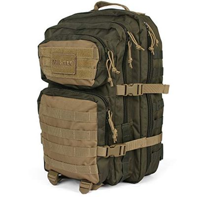 Mil-Tec US Assault Pack rugzak, Ranger Green/Coyote (groen) - 14002302