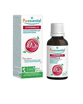 Puressentiel - Anti-Pic - Difusão de citronela - Óleos essenciais para difusão - Ideal para preservar a tranquilidade das suas noites e noites de verão - 30 ml
