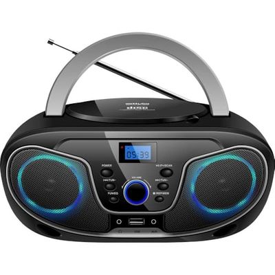 Silva Schneider MPC 19.4 1901850 FM-radio, Svart, Silver