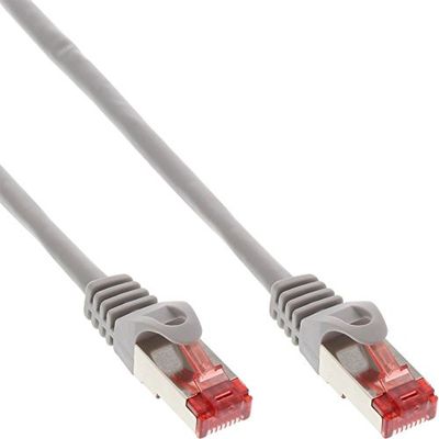 InLine 76407 patchkabel, S/FTP (PiMf), Cat.6, 250MHz, PVC, koper, grijs, 7,5m
