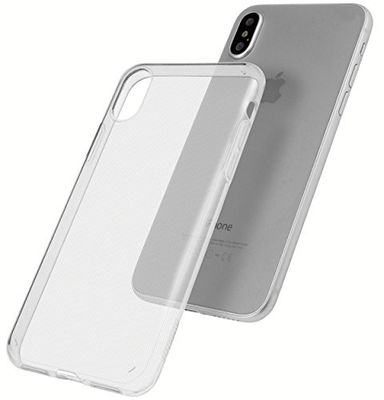 mumbi 26011 fodral kompatibelt med iPhone X/XS mobiltelefonfodral tunn, transparent