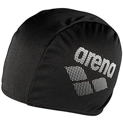Arena Mixte bébé Polyester II Jr Bonnets de Bain, Noir, Taille Unique EU