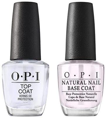 OPI Clear Nail Varnish Top Coat | High Gloss Finish & Long-Lasting | Quality Nail Polish |15 ml