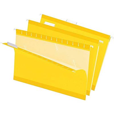 Pendaflex 04153 Lot de 25 dossiers suspendus renforcés Jaune 1/5