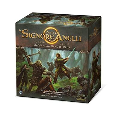 Asmodee, Il Signore degli Anelli: Viaggi nella Terra di Mezzo, Gioco da Tavolo con App, 1-5 Giocatori, 14+ Anni, Edizione in Italiano