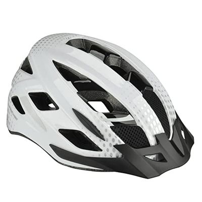 Fischer Capacete urbano para bicicleta adulto, LANO branco, L/XL 58-61