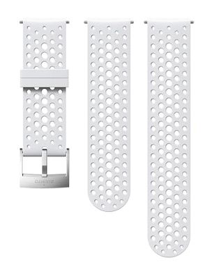 Suunto SS050224000 Pulseira de substituição original para todos os relógios Suunto Spartan Sport WRH e Suunto 9, silicone, comprimento: 22,9 cm, largura: 24 mm, inclui pinos de fixação,