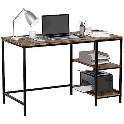 Vida Designs Bureau Brooklyn, Bois foncé, 2 Shelves…