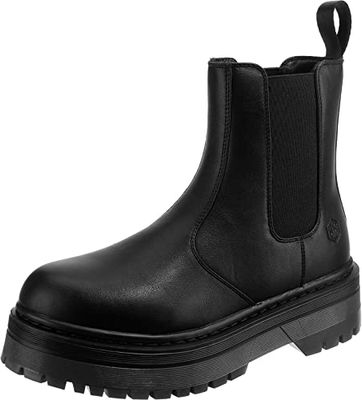 Lumberjack Elyse, Chelsea-laarzen, dames, zwart, 38 EU