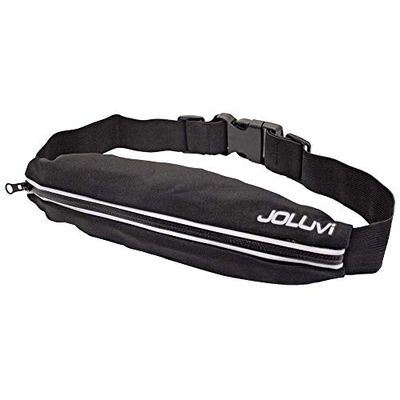 Joluvi Unisex Cintura da corsa per adulti, nero
