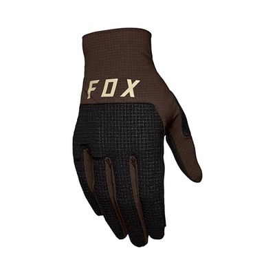 Fox Racing - Flexair Pro Guantes - Hombre, Agarre Sobresaliente, Ventilación Óptima, Guantes, Ciclismo de montaña, Cacao, L