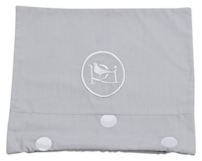 Colección Rosabel Damaris -wieg kussensloop kleur grijs en wit