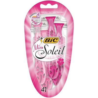 BIC Miss Soleil Disposable Women's Razors, 4 each