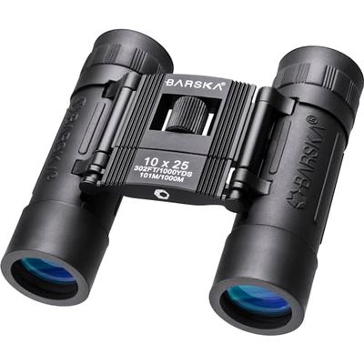 Barska Lucid 10 x 25 - Telescópio/binóculos de caça, cor preta