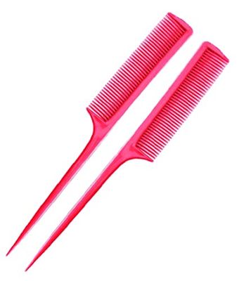 PARENCE - Set of 2 Anti-static Hair Combs, Professional Anti-Static Heat Resistant Hairdressing Comb, Fine and Wide Tooth Hairdressing Comb