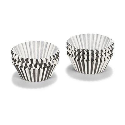 Patisse 1734 papieren cup-cake-vormpjes, zwart/wit, 200 stuks