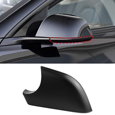 Jaronx Compatible with Tesla Model 3 Mirror Lower Cover 2017-2023,Left Drive Side Rearview Mirror Base Cover Trim, Side Mirror Bottom Cover Replacement for Tesla Model 3 Wing Mirror Repair(Left)