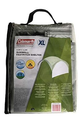 Coleman Panel lateral Fast Pitch Shelter XL 4,5 x 4,5 m, panel lateral de cenador, alta protección solar 50+, resistente al agua (refugio no incluido) (el embalaje puede variar), gris