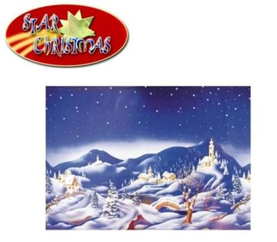 Star Christmas Papper INNEVED 70 x 100 cm 125, som bilden visar