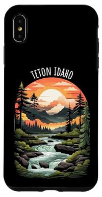Teton, Idaho, États-Unis, conception pittoresque de la vallée de la rivière Coque pour iPhone XS Max